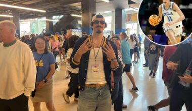 Jaime Jaquez watch UCLA vs South Carolina in national title