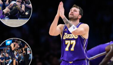 What a gut-wrenching break for Luka Doncic, the Lakers