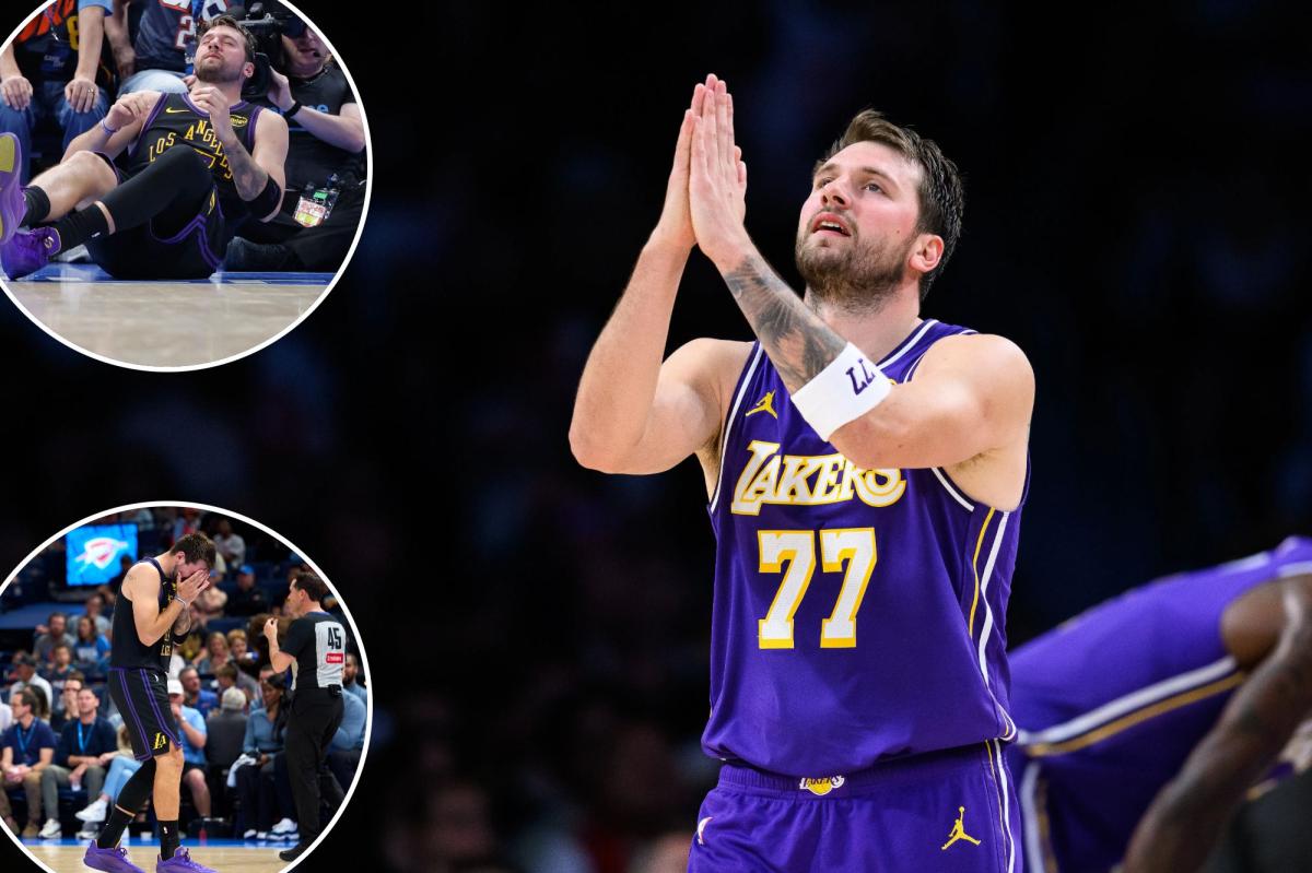 What a gut-wrenching break for Luka Doncic, the Lakers