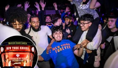 Knicks fans can hurl eggs at comedian in Hawks garb in NBA playoff stunt