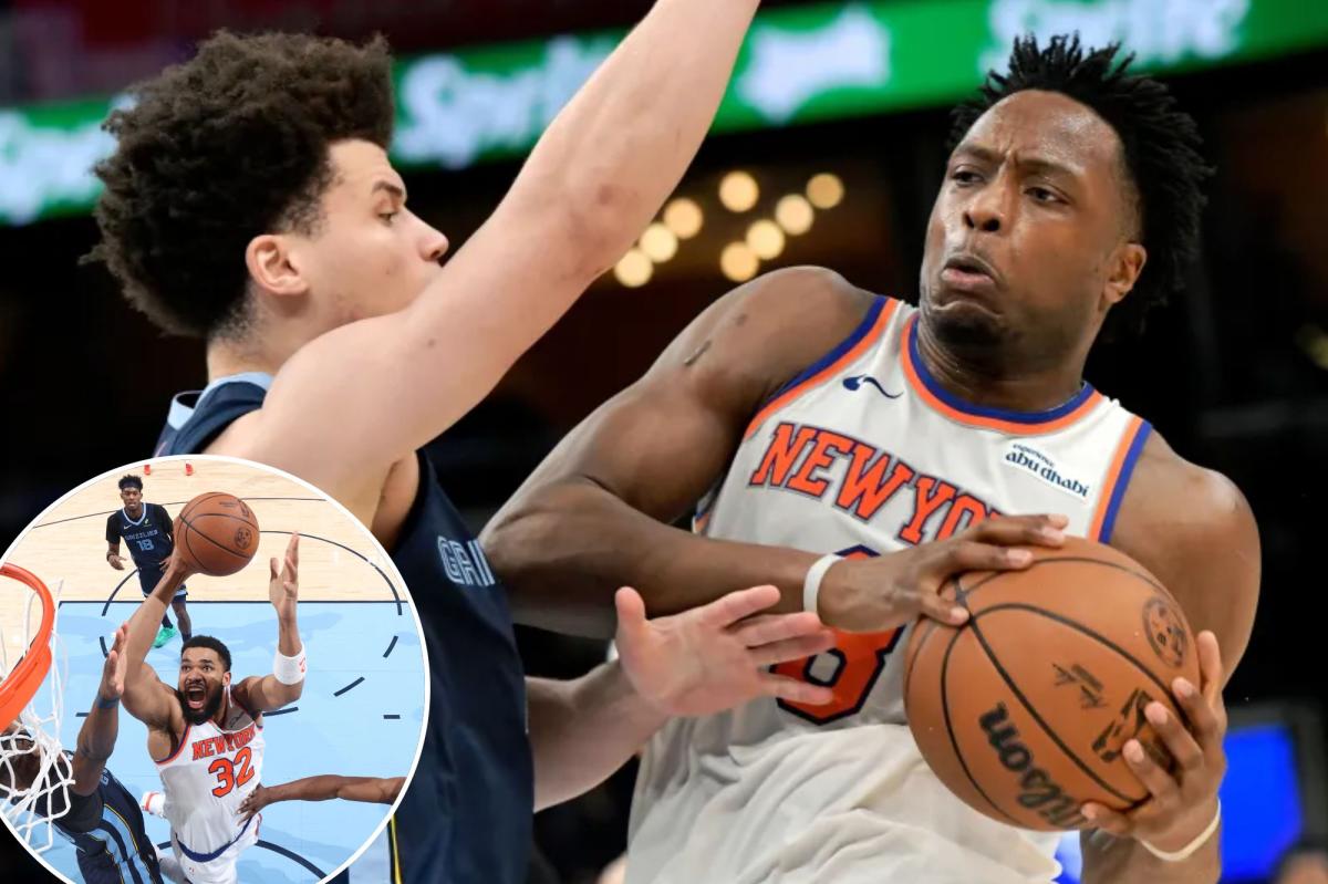 Jalen Brunson-less Knicks grind out win over lowly Grizzlies to end skid