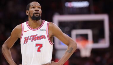 Rockets' Kevin Durant (knee) questionable for Game 1 vs. Lakers