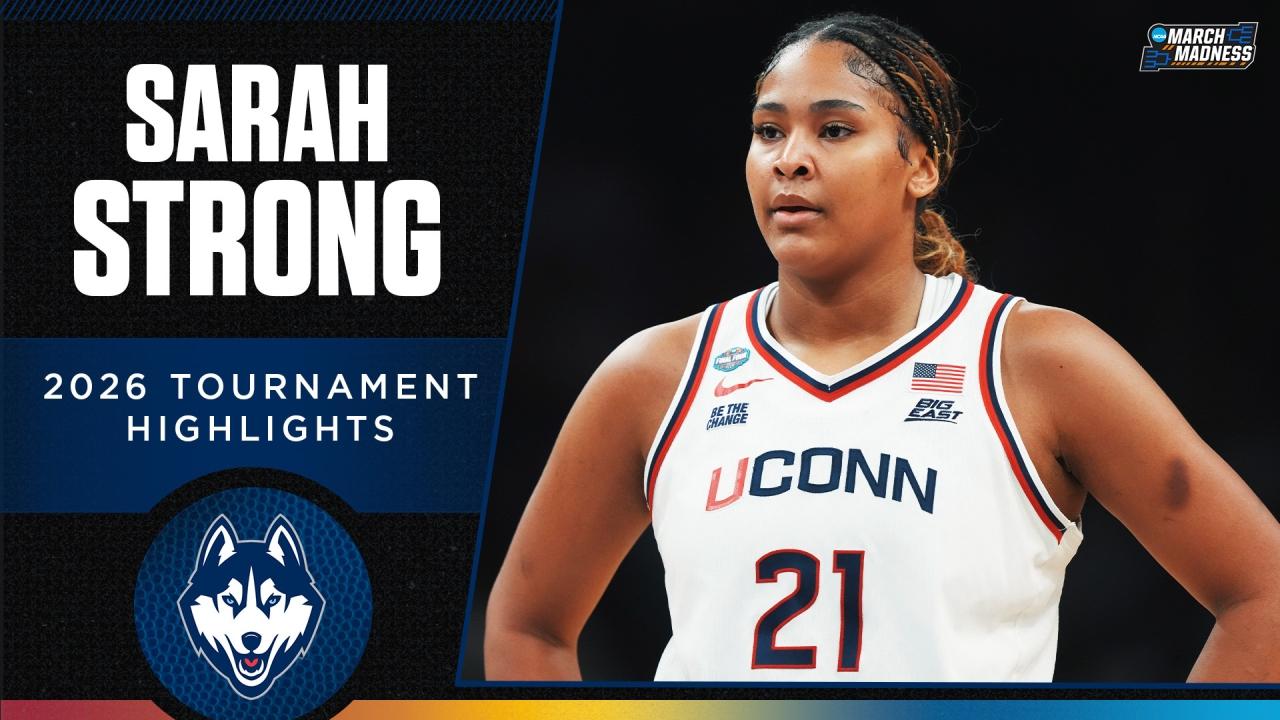 Sarah Strong 2026 NCAA tournament highlights