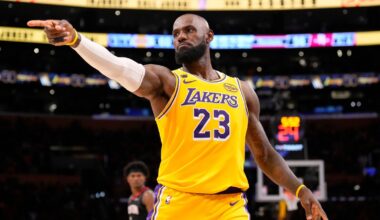 NBA Playoffs: LeBron James and Luke Kennard lead LA Lakers to shock win over Houston Rockets in game one with Kevin Durant absent | NBA News