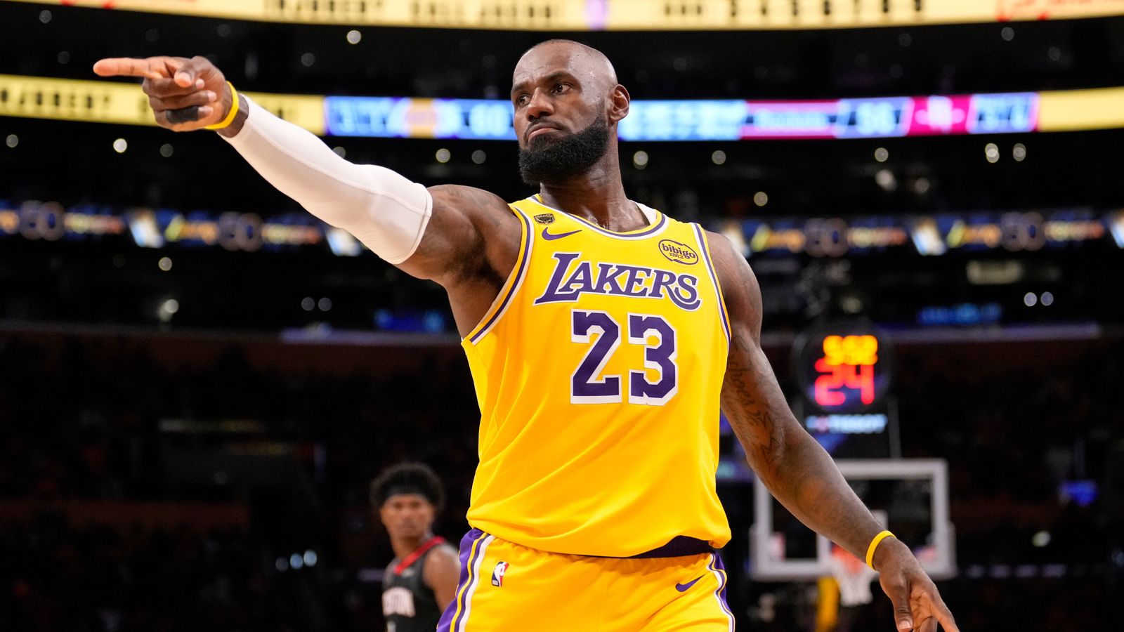 NBA Playoffs: LeBron James and Luke Kennard lead LA Lakers to shock win over Houston Rockets in game one with Kevin Durant absent | NBA News