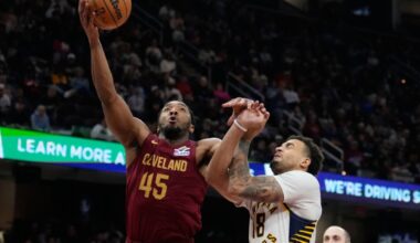 Donovan Mitchell scores 38 points, playoff-bound Cavaliers beat Pacers 117-108