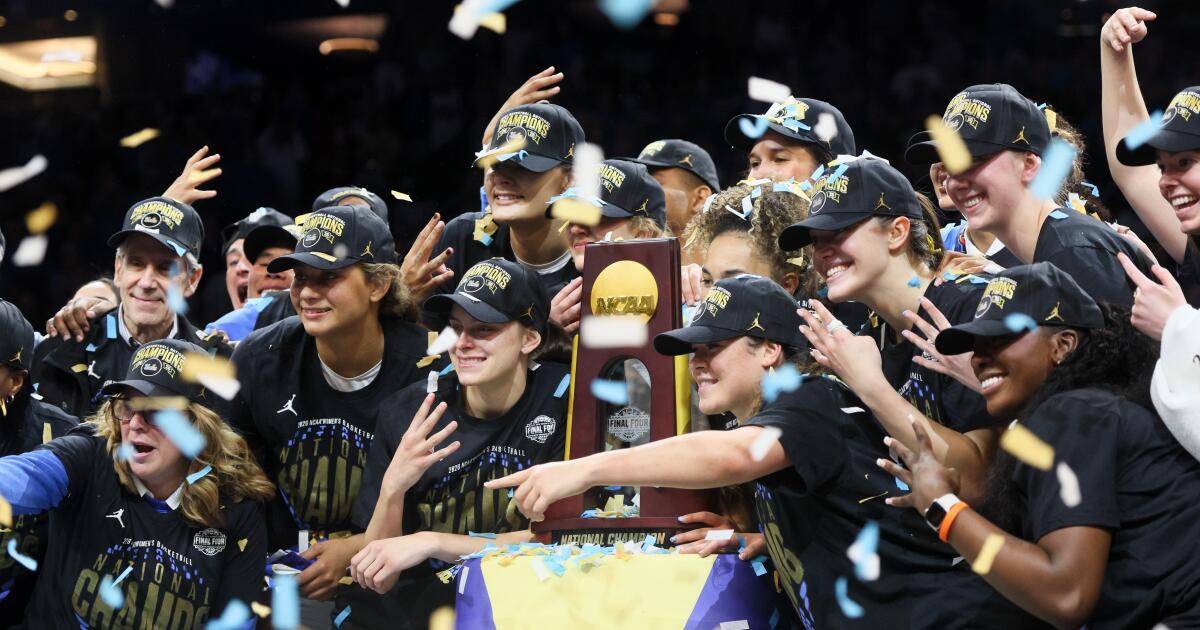 UCLA crushes South Carolina for NCAA women's basketball national title