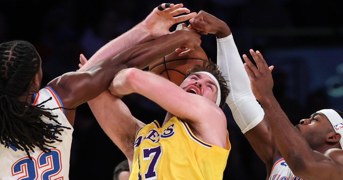 With Lakers' Big 3 sidelined, L.A. loses in blowout to Thunder