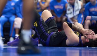 Lakers' Luka Doncic injures hamstring in blowout loss to Thunder