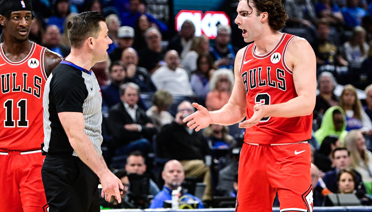 Guard Josh Giddey speaks about the state of the Bulls moving forward