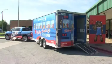 Oklahoma City Thunder Book Bus brings free books to Tulsa students