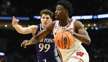 Former Wisconsin guard John Blackwell announces that he's transferring to Duke