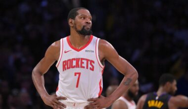 Rockets' Kevin Durant out for critical Game 3 vs. Lakers Friday with sprained ankle