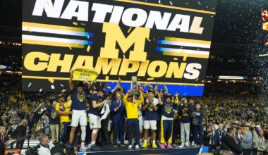 Michigan muscles its way to program's 2nd NCAA basketball title, beating UConn