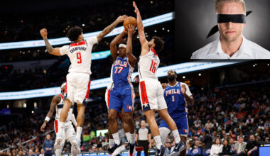 Washington Wizards prank a blindfolded fan