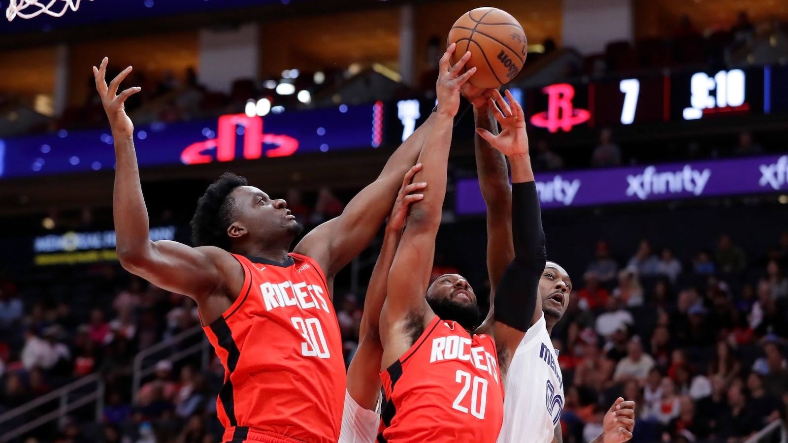 Clint Capela has 23 as Rockets rest stars in 132-101 rout of Grizzlies