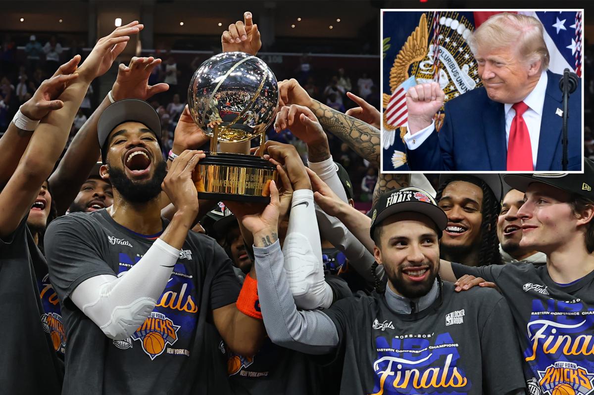 President Trump could attend Knicks' NBA Finals game at Madison Square Garden