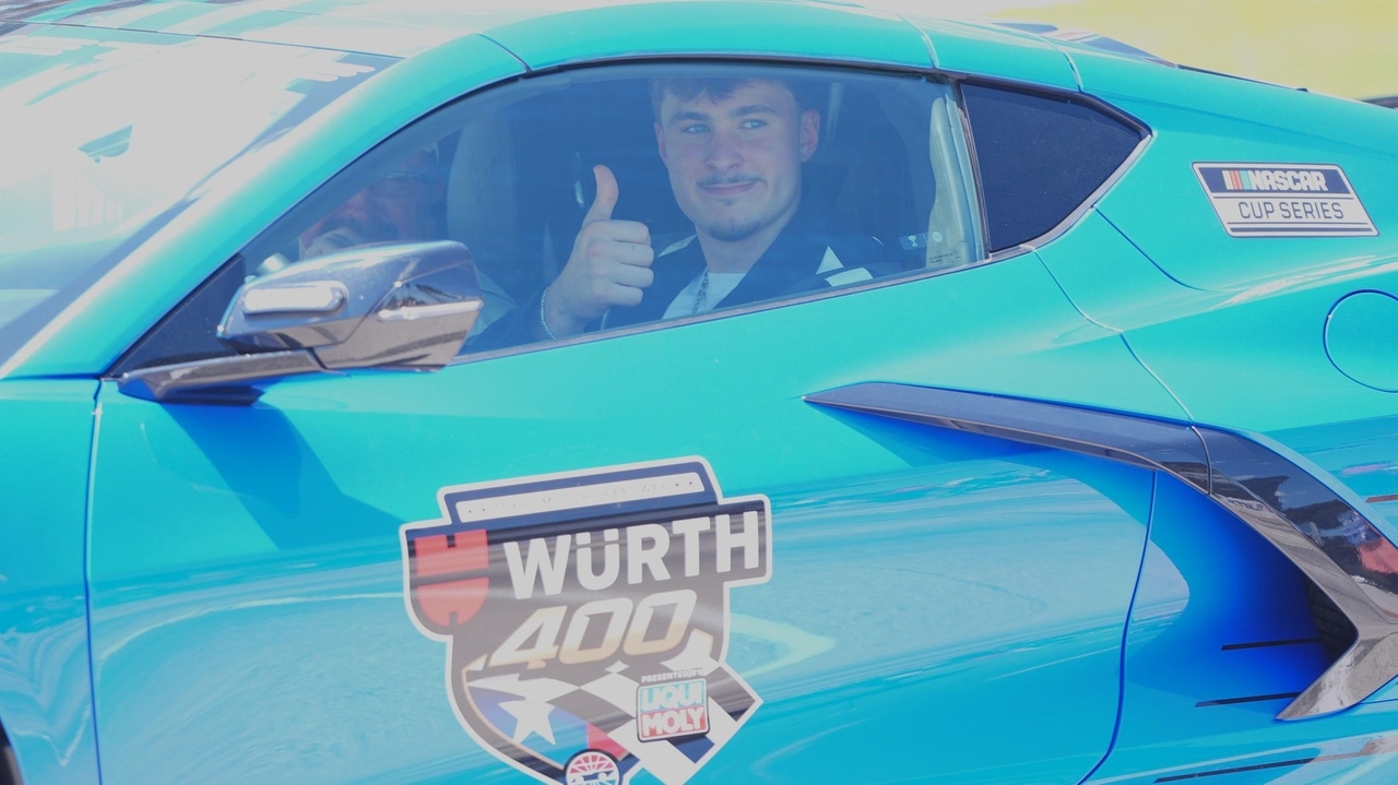NBA top rookie Cooper Flagg gets a ride from NASCAR rookie Connor Zilisch
