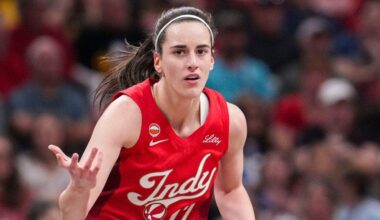 Caitlin Clark misses game-tying 3 in final seconds during cold shooting performance in return from injury