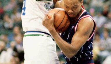 Houston Rockets jersey history No. 15 - Mike Breaux (1992-94)