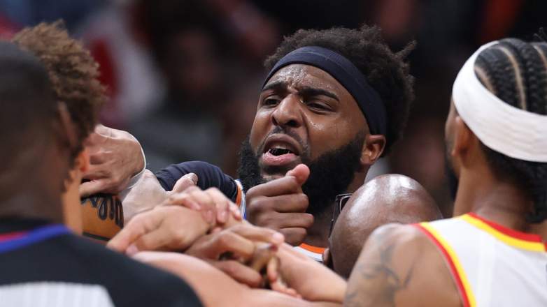 Mitchell Robinson #23 of the New York Knicks
