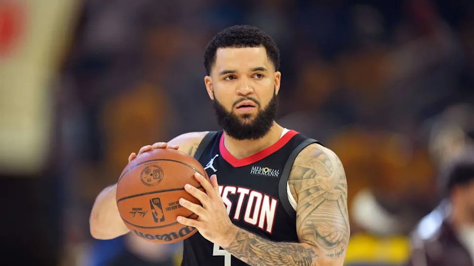 Fred VanVleet remains central despite Houston Rockets backcourt congestion creating difficult fantasy basketball valuation questions.Darren Yamashita-Imagn Images