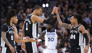 Wembanyama sets tone early, Spurs follow his lead to 29-point Game 5 win, 3-2 series lead