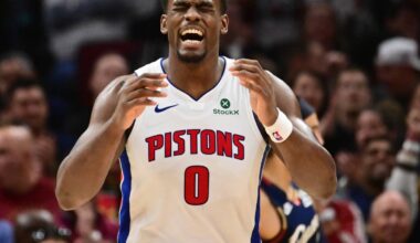 Pistons Star Jalen Duren Is Having Historic 'Falloff' This NBA Playoffs