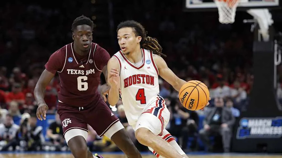 Kingston Flemings drives to the hoop against Texas A&M