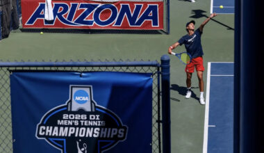 NCAA men’s tennis: Arizona outlasts Clemson to advance to 4th straight Sweet 16, will host for first time