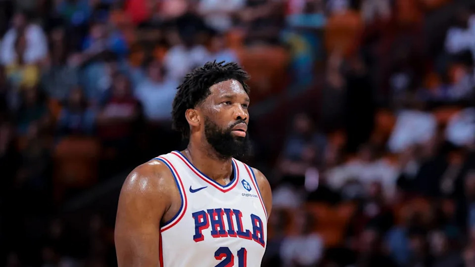 Philadelphia 76ers center Joel Embiid (21)© Sam Navarro-Imagn Images