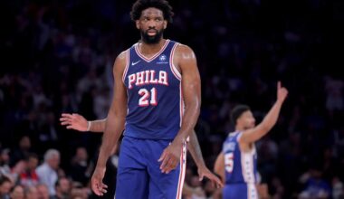 “I Don’t Know”: Joel Embiid Stays Quiet After Failed Attempt to Stop Knicks Fans From Invading 76ers Arena