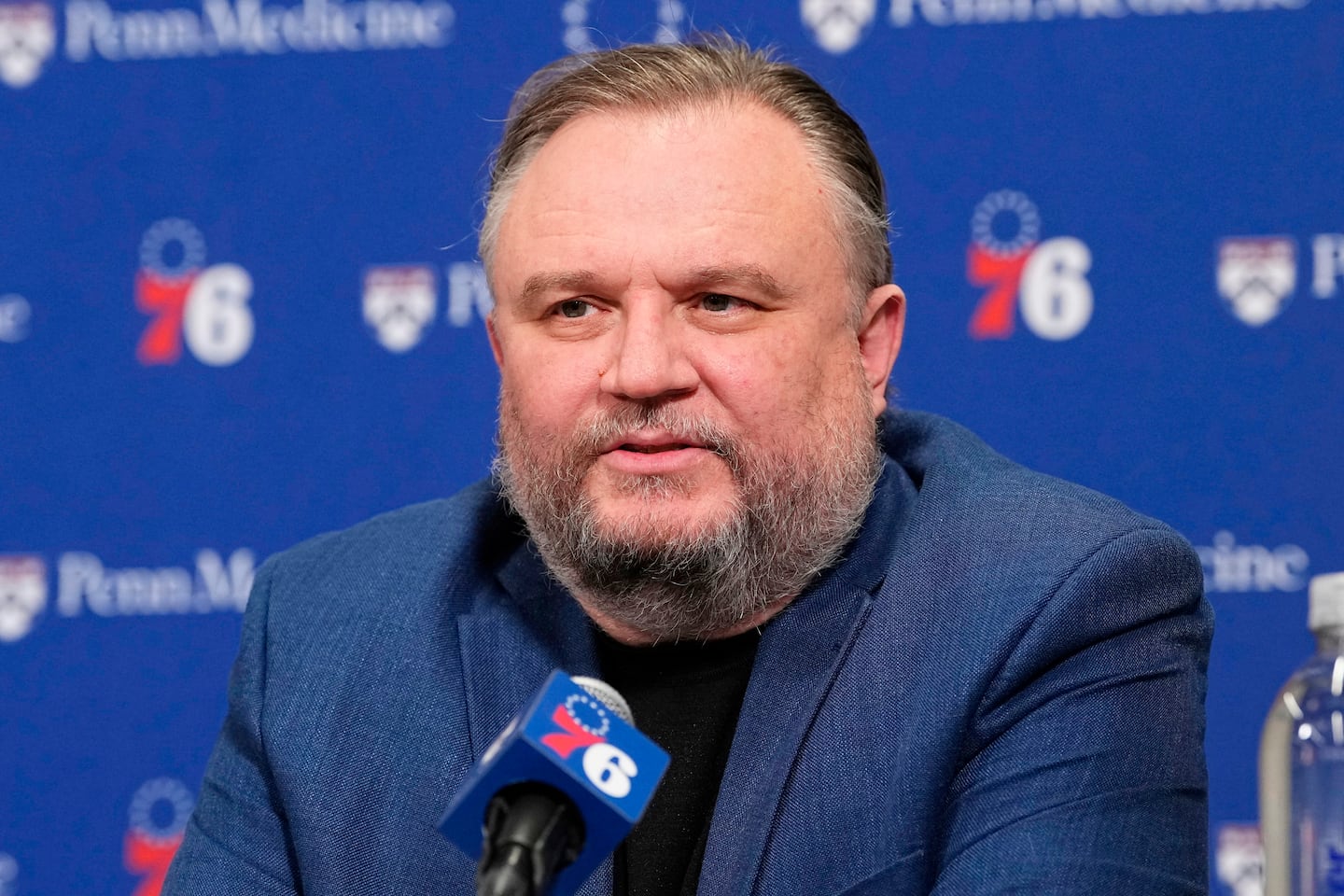 The 76ers fired Daryl Morey after their playoff loss to the Knicks.