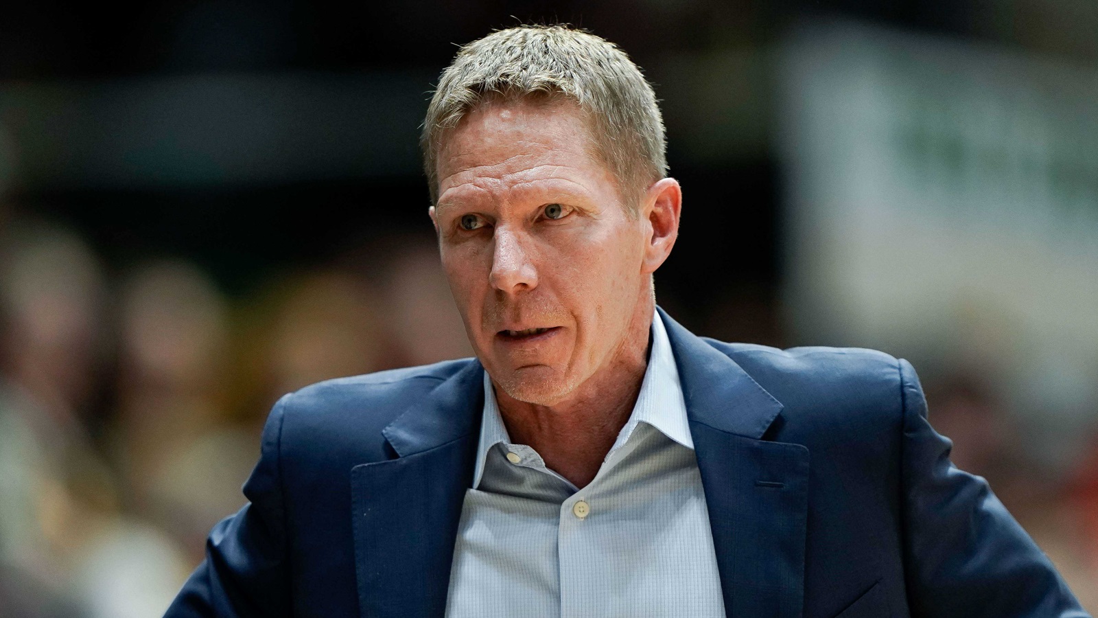 Mark Few during a game