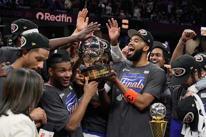 Knicks beat the Spurs for the NBA Cup, but need to do it in the NBA Finals for the title they crave