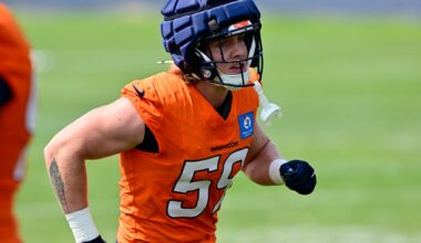 Broncos trim down offseason roster, cut Garrett Nelson and Marques Cox