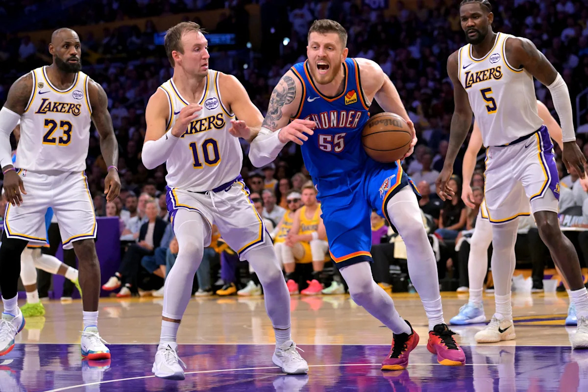 Full injury report for Monday's Thunder vs. Lakers Game 4 matchup