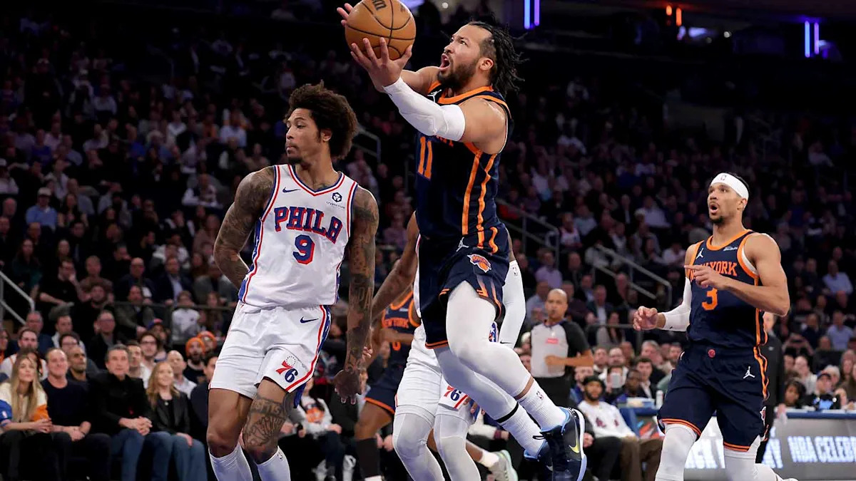 Kelly Oubre’s ‘big head’ explanation for Jalen Brunson’s dominance vs 76ers