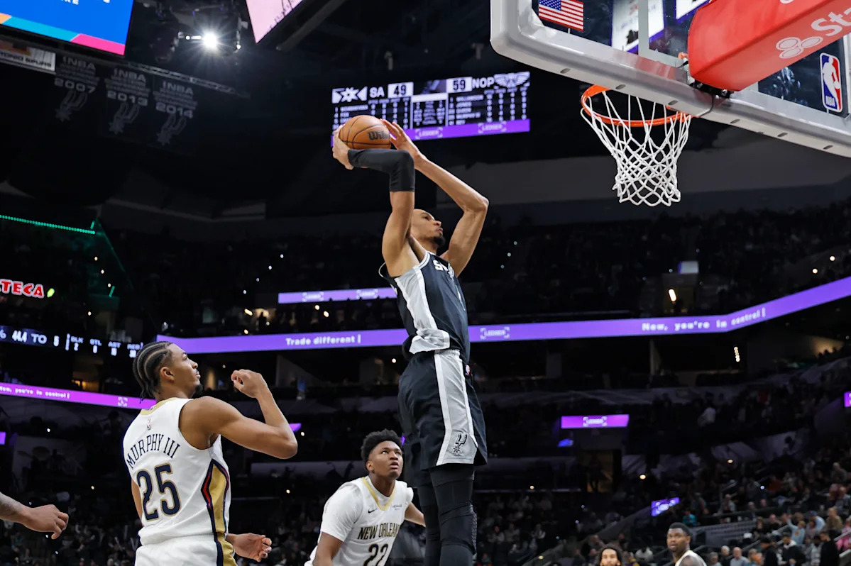 Spurs, Victor Wembanyama will play regular-season games vs. Pelicans in Paris, Manchester in January 2027
