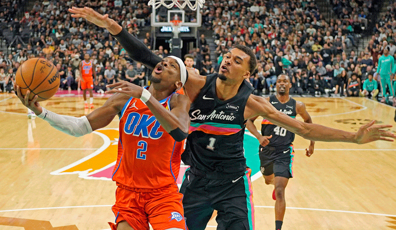 Spurs vs Thunder Same-Game Parlay for Monday's NBA Playoffs Game 1
