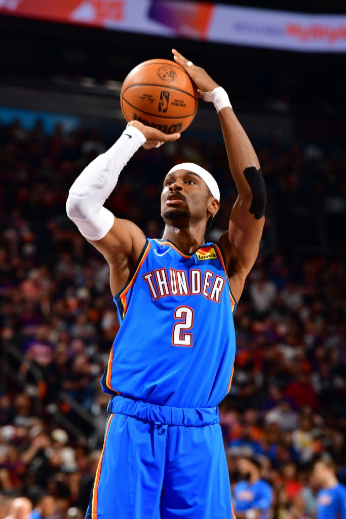 The Thunder’s Shai Gilgeous-Alexander is the reigning NBA MVP. NBAE via Getty Images