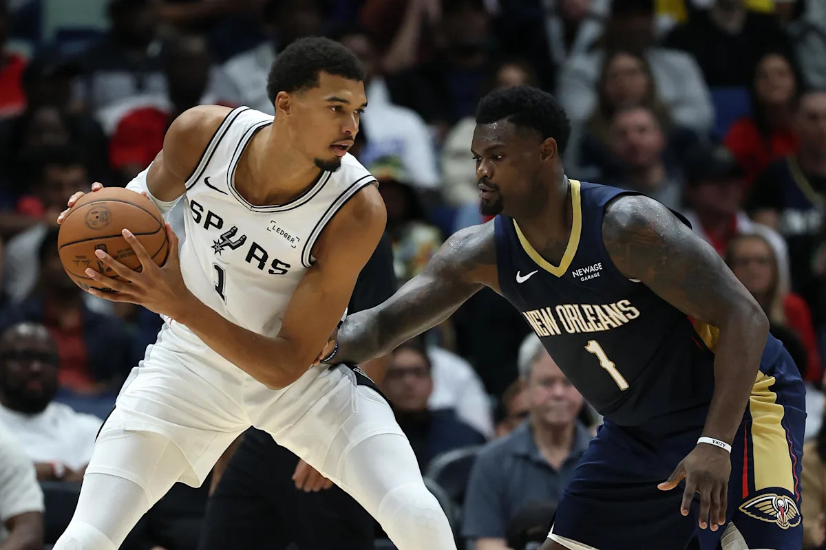 The Spurs and Pelicans will face off in France and England in January 2027