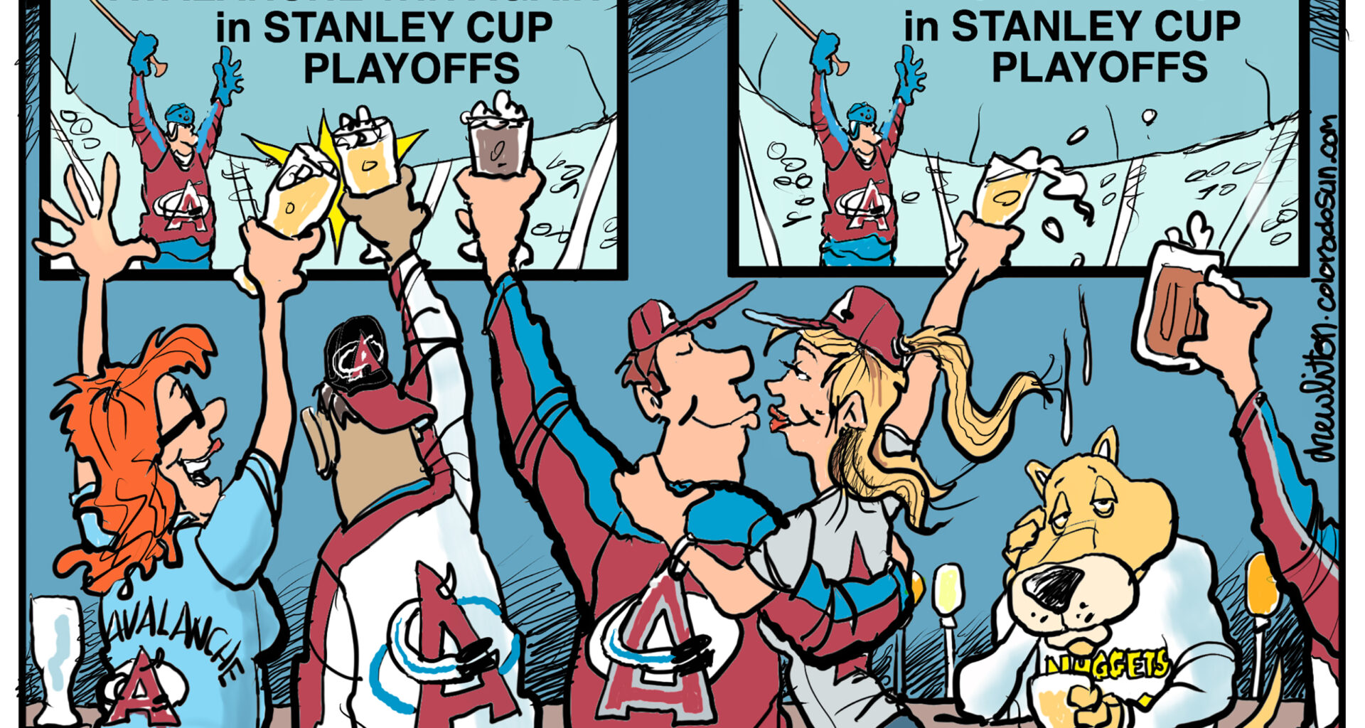 Drew Litton: Nuggets agony, Avs ecstacy