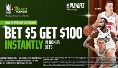 Use DraftKings promo code for $100 in bonus bets by targeting Lakers-Thunder, Pistons-Cavaliers on Tuesday