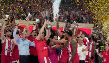 Olympiakos beats Real Madrid 92-85 to win EuroLeague title