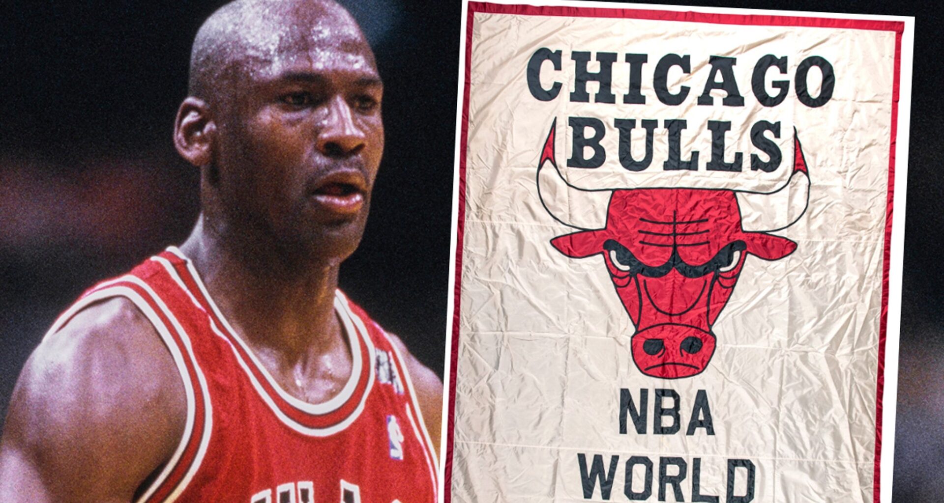 Chicago Bulls Championship Banner From '92-'93 Hits Auction Block