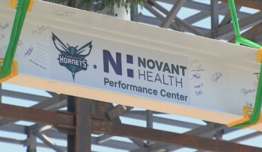 Final structural beam in place for Hornets’ new practice facility – WSOC TV