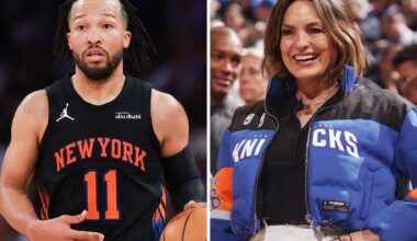 Mariska Hargitay Hugged Jalen Brunson After Knicks Game Win