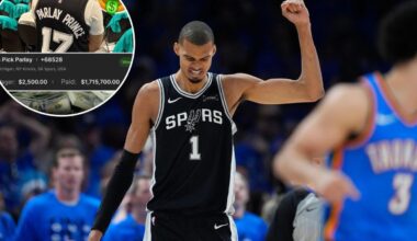 Bettor wins $1.7M parlay after Spurs Game 7 victory: "All you gotta do is believe"