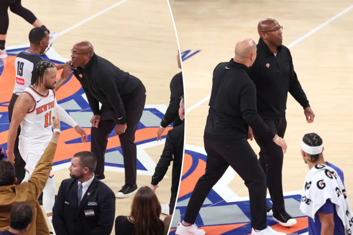 Mike Brown injured himself in Knicks' Game 1 frenzy